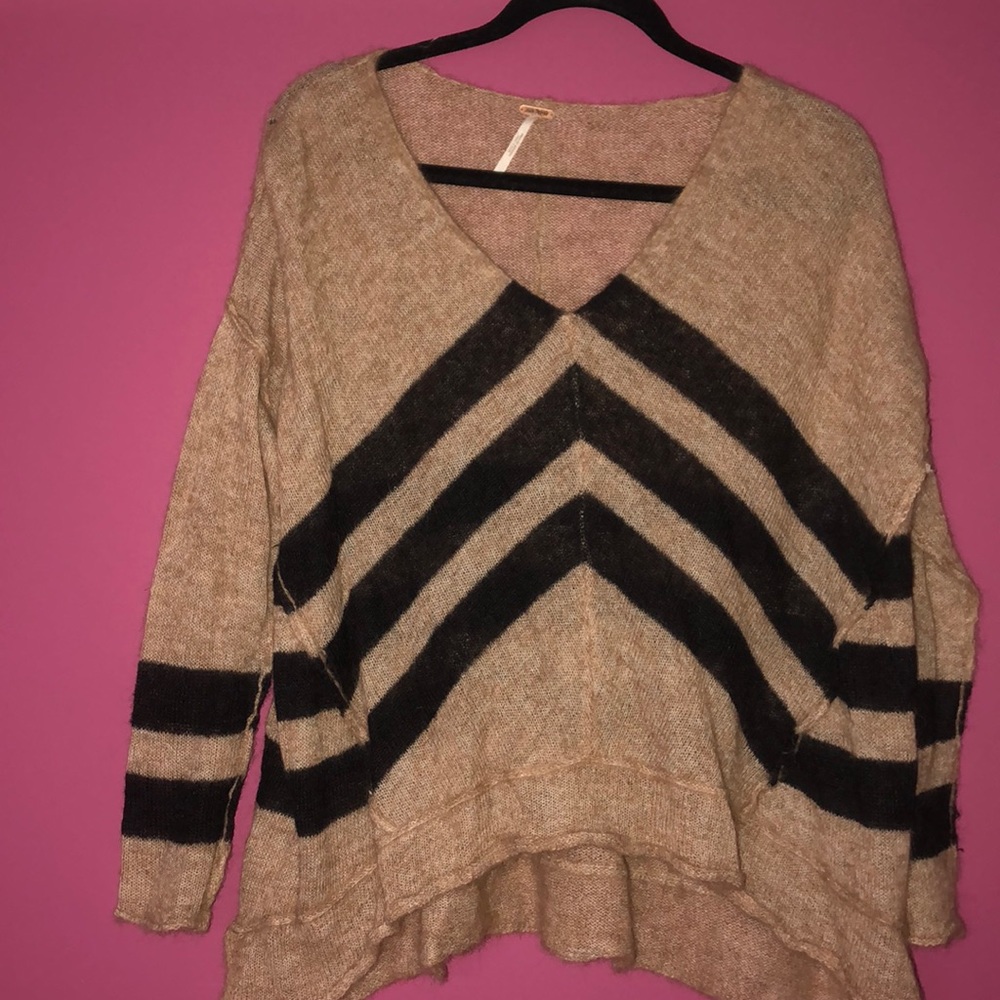 Free people sweater- striped